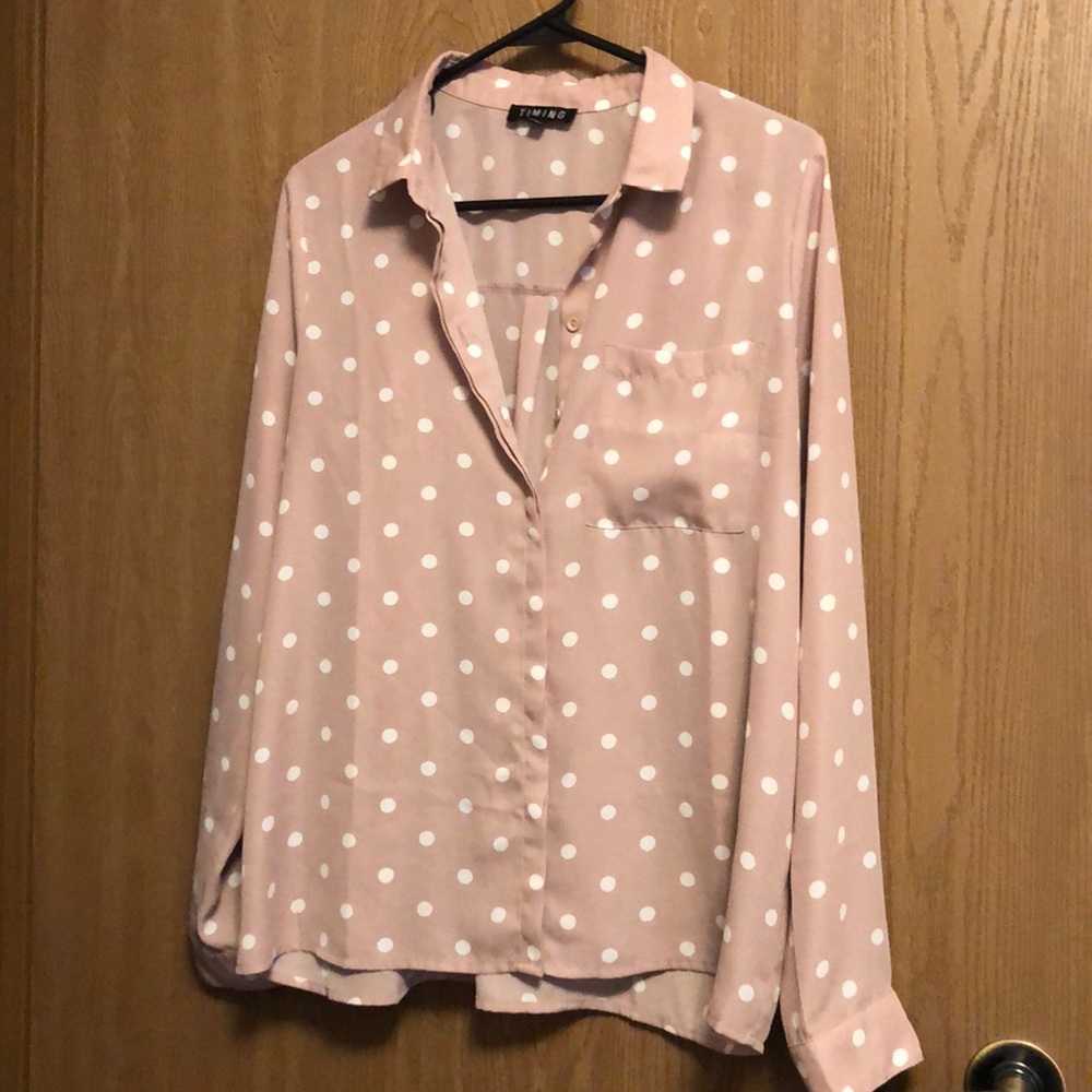Long Sleeve Button Down Top